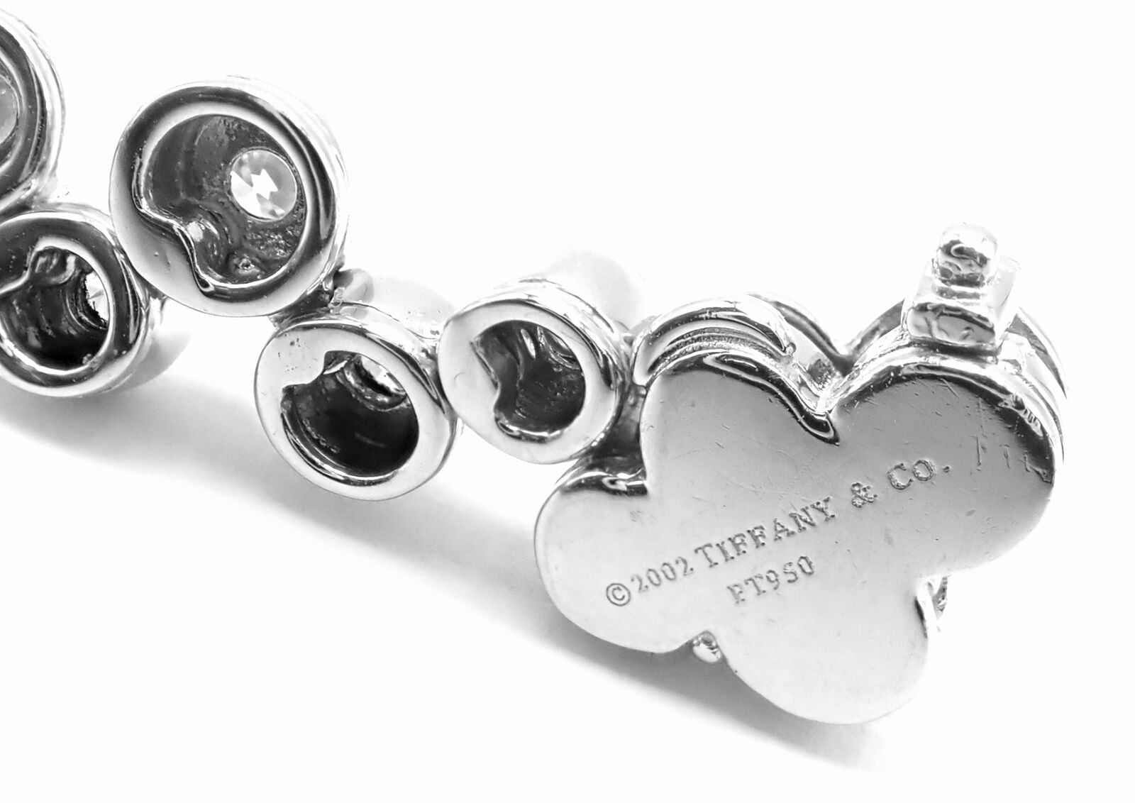 Authentic Tiffany & Co Bubbles Platinum 10 Carat Diamond Necklace - Elegant Jewelry for Weddings, Anniversaries & Special Occasions