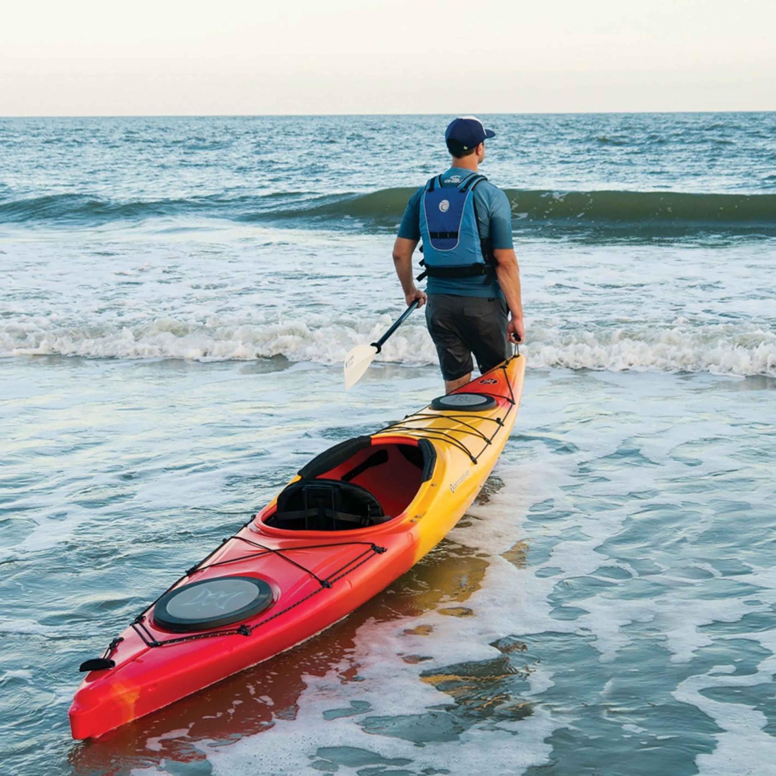 Perception Carolina 14 - Sit Inside Touring Kayak for Adults | Lightweight & Stable Recreational Kayak for Lakes, Rivers & Coastal Paddling