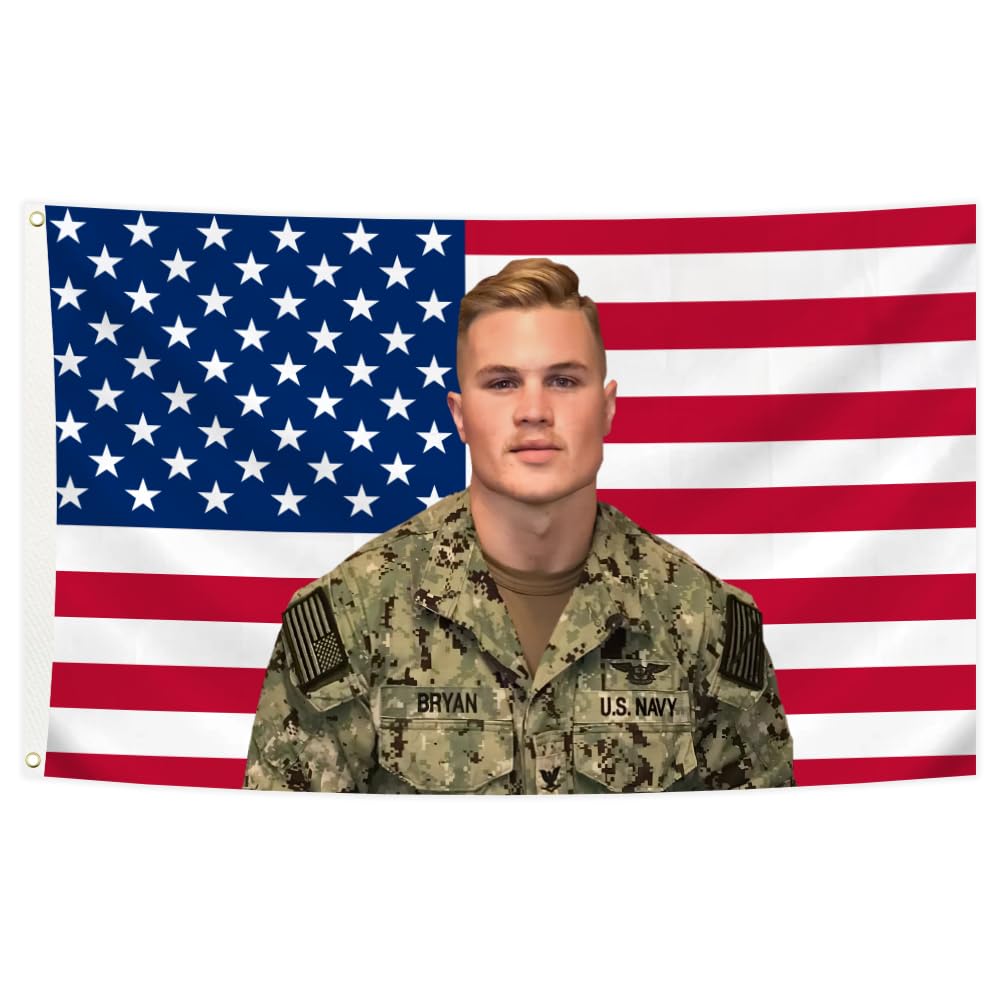 Zach Bryan American Flag 3x5 Ft - Patriotic Decor with 4 Brass Grommets for Wall, Dorm Room, College Bedroom & Party - Funny Banner Poster for Fans | Perfect for Game Day, Tailgating & Home Decor