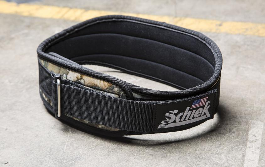 Schiek 2004 Camo Weight Lifting Belt for Powerlifting & Strength Training - Adjustable Support for Gym, CrossFit & Deadlifts