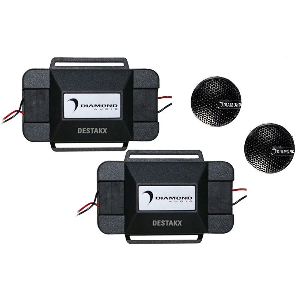 Diamond Audio DESTAK DES Series 1 Tweeter Add On Kit with Crossover Networks - High Performance Car Audio Tweeter Upgrade for Clear Sound | Perfect for Car Stereo Systems & DIY Audio Enthusiasts
