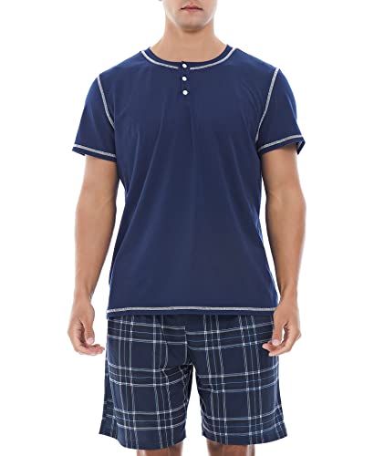 B#. Short Sleeve-navy Blue