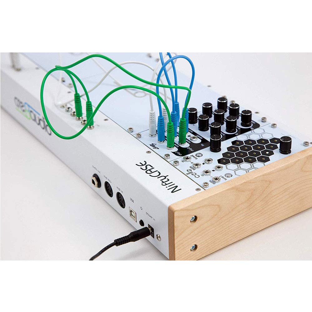 Cre8audio Eurorack Modular Synthesizer Nifty Kit Bundle with HPC-A30 Studio Monitor Headphones & 8 Sets 3' TS Patch Cables - Perfect for Electronic Music Production, Live Performance & Home Studio Setup