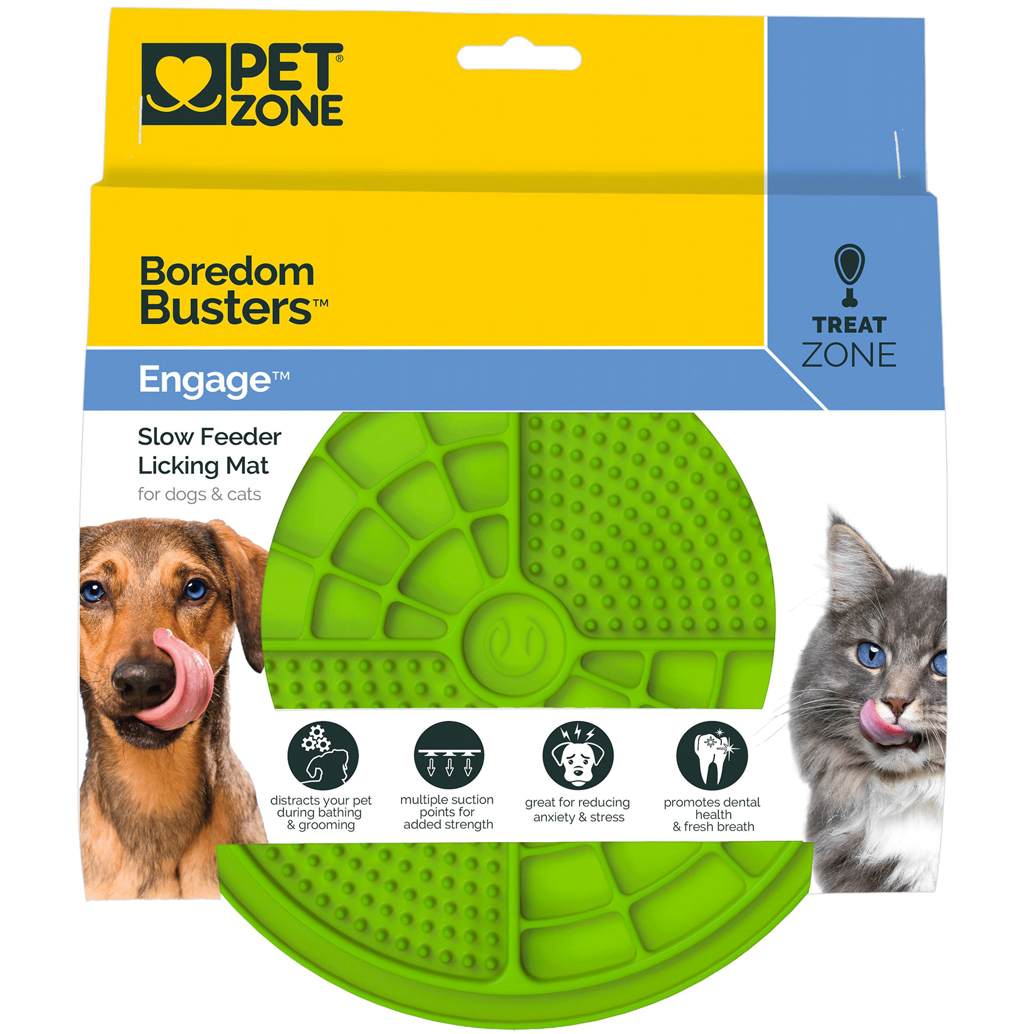 Hyper Pet Boredom Busters Engage Green - Interactive Dog Chew Toys for Small & Medium Breeds - Perfect for Teething, Anxiety Relief & Playtime Fun