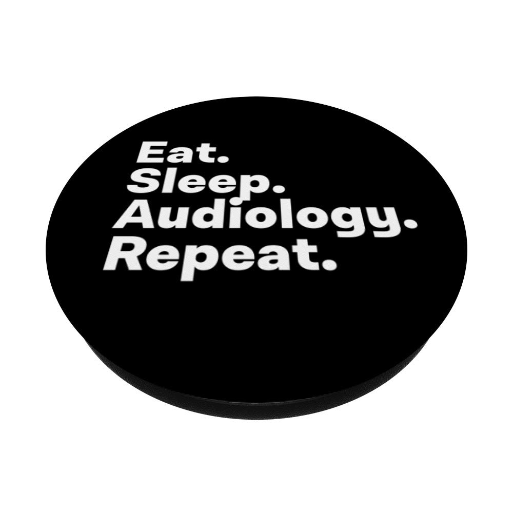 Audiologist PopSockets PopGrip - Interchangeable Phone & Tablet Grip with Custom Design | Perfect for Audiologists, Healthcare Professionals & Students | Secure Hold During Calls, Video Meetings & Clinical Work