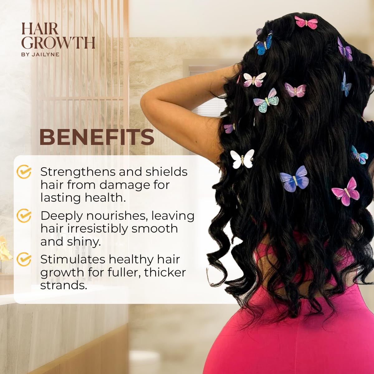 Jailyne Ojeda Hair Growth Conditioner with Biotin & Keratin - Deep Nourishing & Strengthening Treatment for Thicker, Longer Hair - Made in USA - Perfect for Daily Hair Care & Damaged Hair Repair