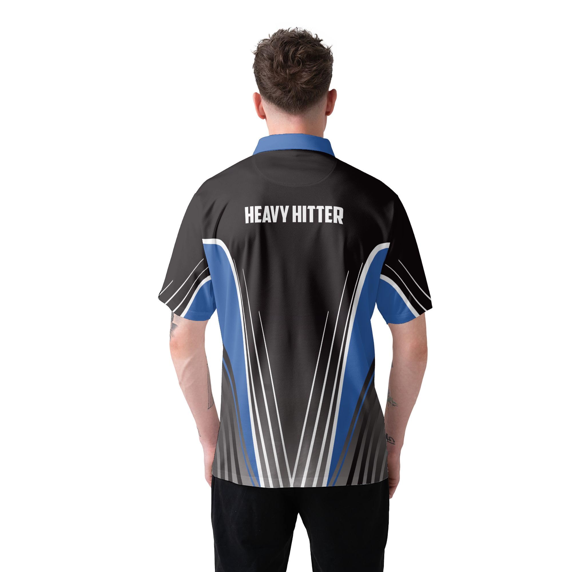 Custom Bowling Shirts for Men - Personalized Short Sleeve Bowling Polo Shirts - Unique Team Uniforms for Bowling Leagues & Casual Wear