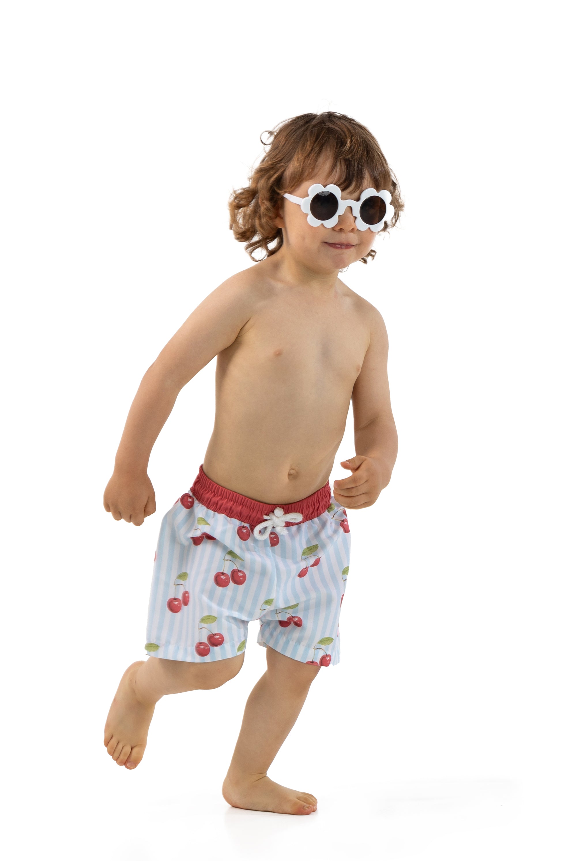 CHERRIES Swim Shorts for Men - Quick Dry, Comfortable Beach & Pool Swimwear - Perfect for Swimming, Surfing, and Summer Vacations
