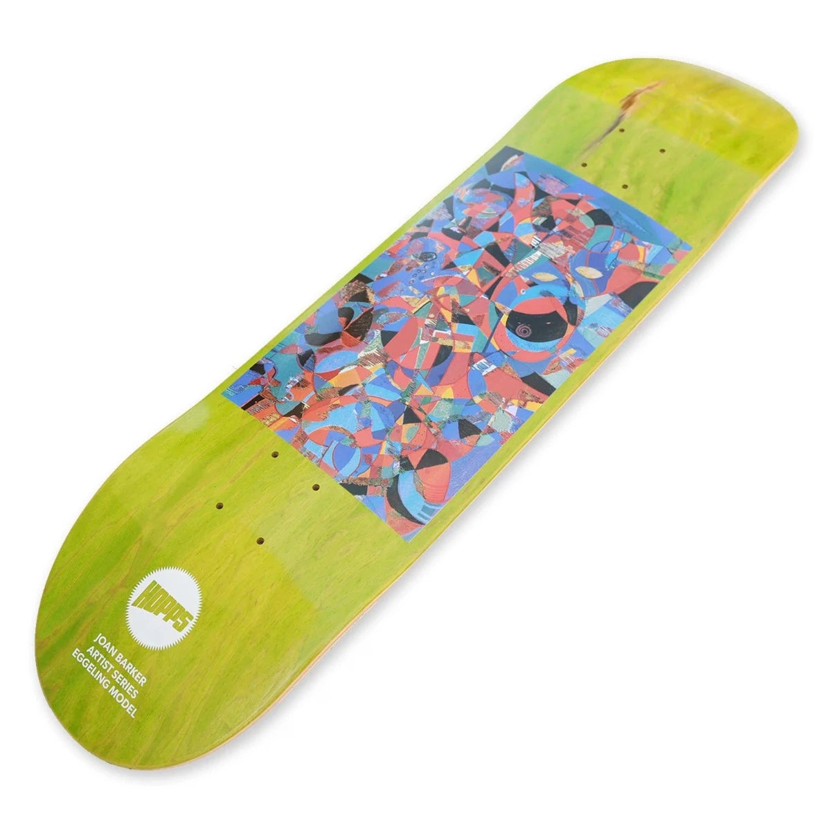 Hopps Skateboards Eggeling Joan Barker Abstract Series Deck - Premium Skateboard for Street & Park Riding - Perfect for Skaters & Collectors