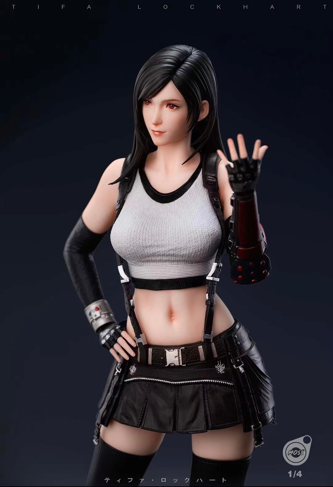 MOSS Studio Tifa Lockhart Action Figure - Final Fantasy VII Remake Collectible for Gamers & Anime Fans | Perfect for Display, Cosplay, and Gift Giving