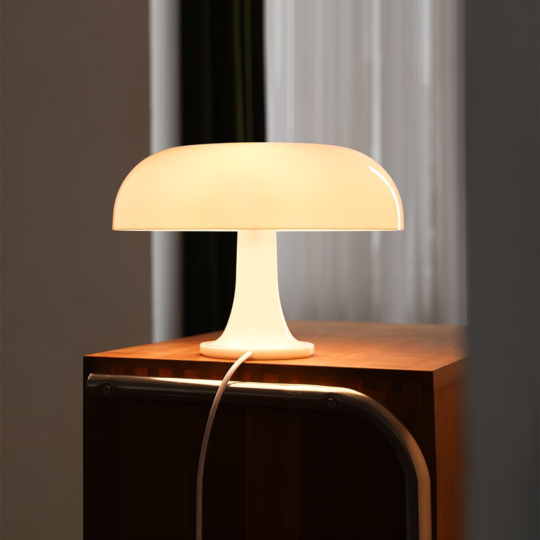 Whimsical Mushroom Table Lamp - Cute Nightstand Light for Kids Room, Nursery, or Cozy Reading Nook - Perfect Bedside Decor & Soft Ambient Lighting