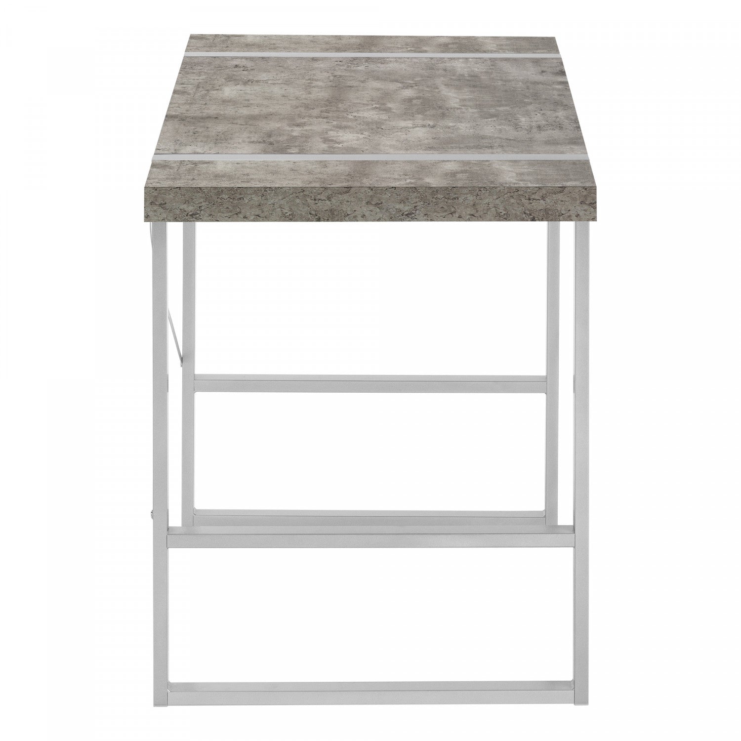Dray Desk - Modern Concrete Grey Office Desk for Home & Workspace | Ergonomic Design for Productivity & Comfort