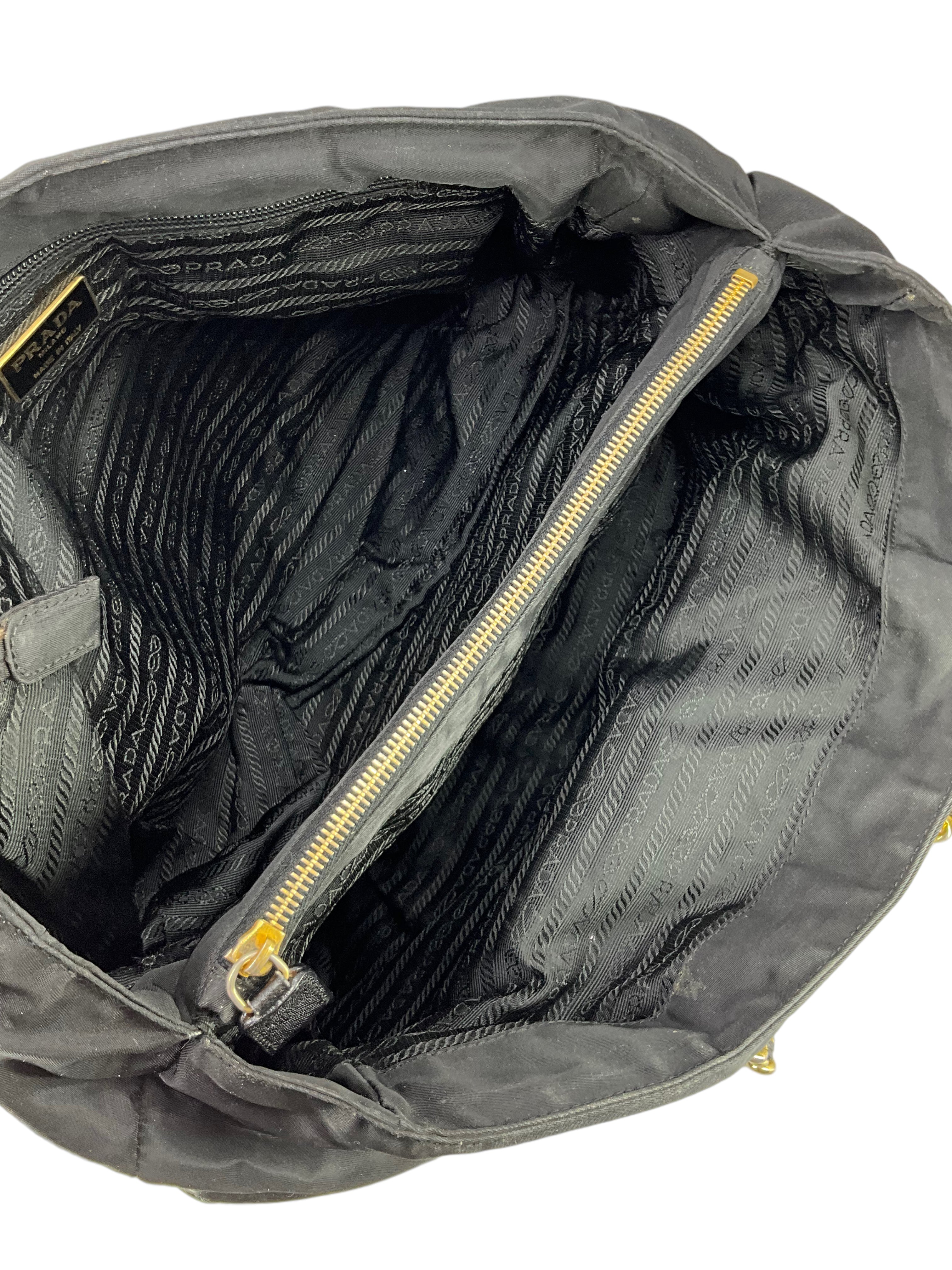 Prada Tessuto Nylon Large Tote Bag for Women - Stylish Designer Handbag with Spacious Compartment | Perfect for Work, Travel & Everyday Use
