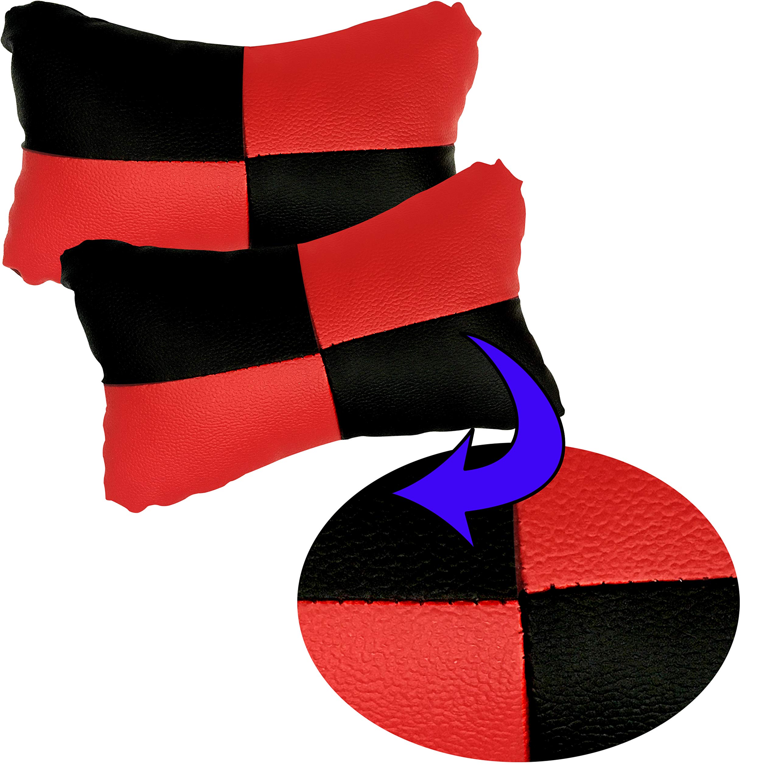 Adroitz Adjustable Car Neck Pillow with Red Check Design - Comfortable Headrest Cushion for Travel & Road Trips - Universal Fit for Cars, Trucks & SUVs