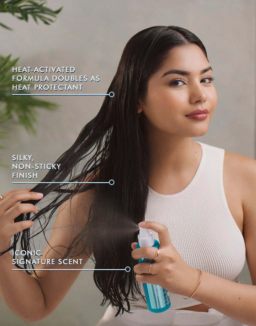 Frizz Shield Hair Spray - Anti-Frizz & Humidity Protection for Smooth, Shiny Hair | Perfect for Daily Styling & Outdoor Activities
