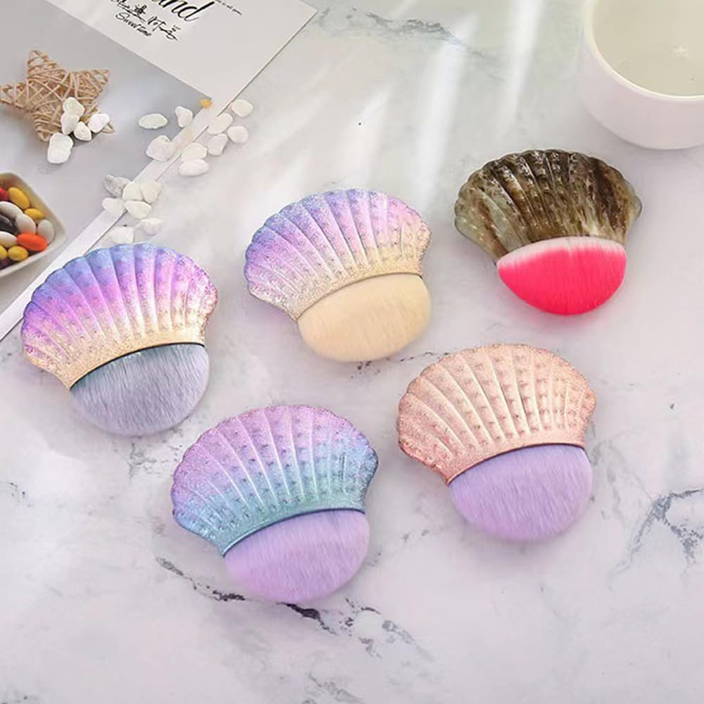 Kids Sunscreen Applicator Brush - Easy Sunblock Lotion Tool for Baby & Toddler - Shell Pink