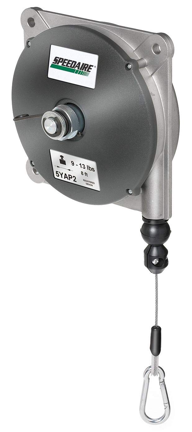 Speedaire 5YAP2 Tool Balancer for 9-13 Lb Tools - No Lock Mechanism - Perfect for Automotive, Construction & Workshop Tool Organization