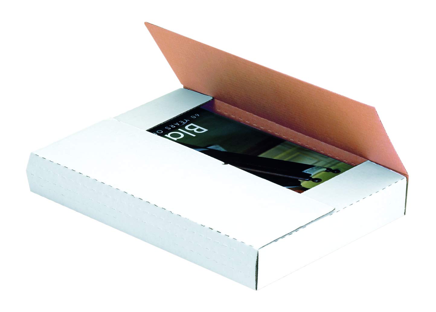24x24x2 Inch White Easy-Fold Shipping Mailers - Durable Corrugated Cardboard Boxes for Ecommerce, Packing & Mailing | Perfect for Amazon FBA, eBay & Small Business Shipments