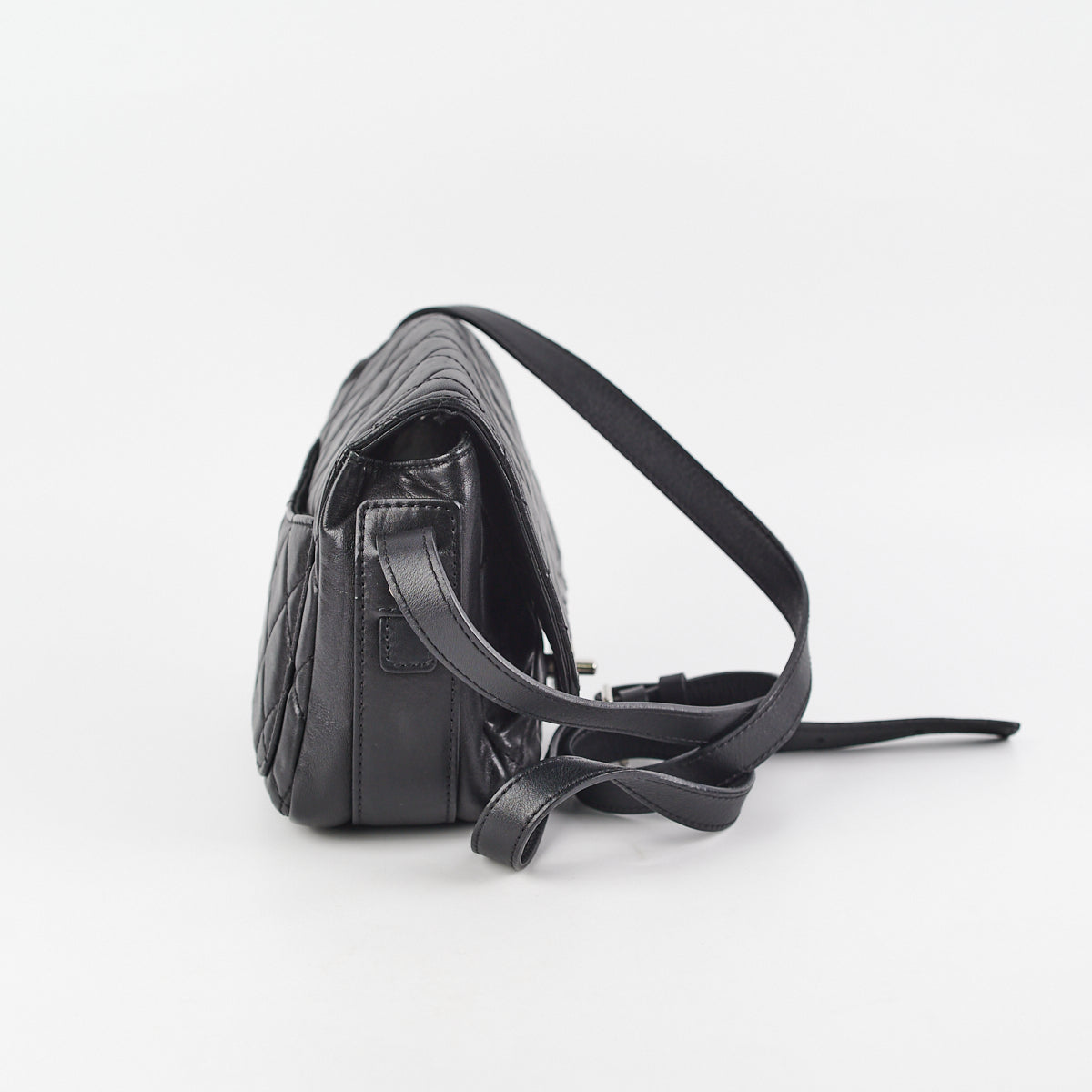 Chanel Quilted Sheriffs Star Square Black Leather Handbag - Luxury Designer Crossbody Bag for Women | Perfect for Evening Events, Parties & Date Nights