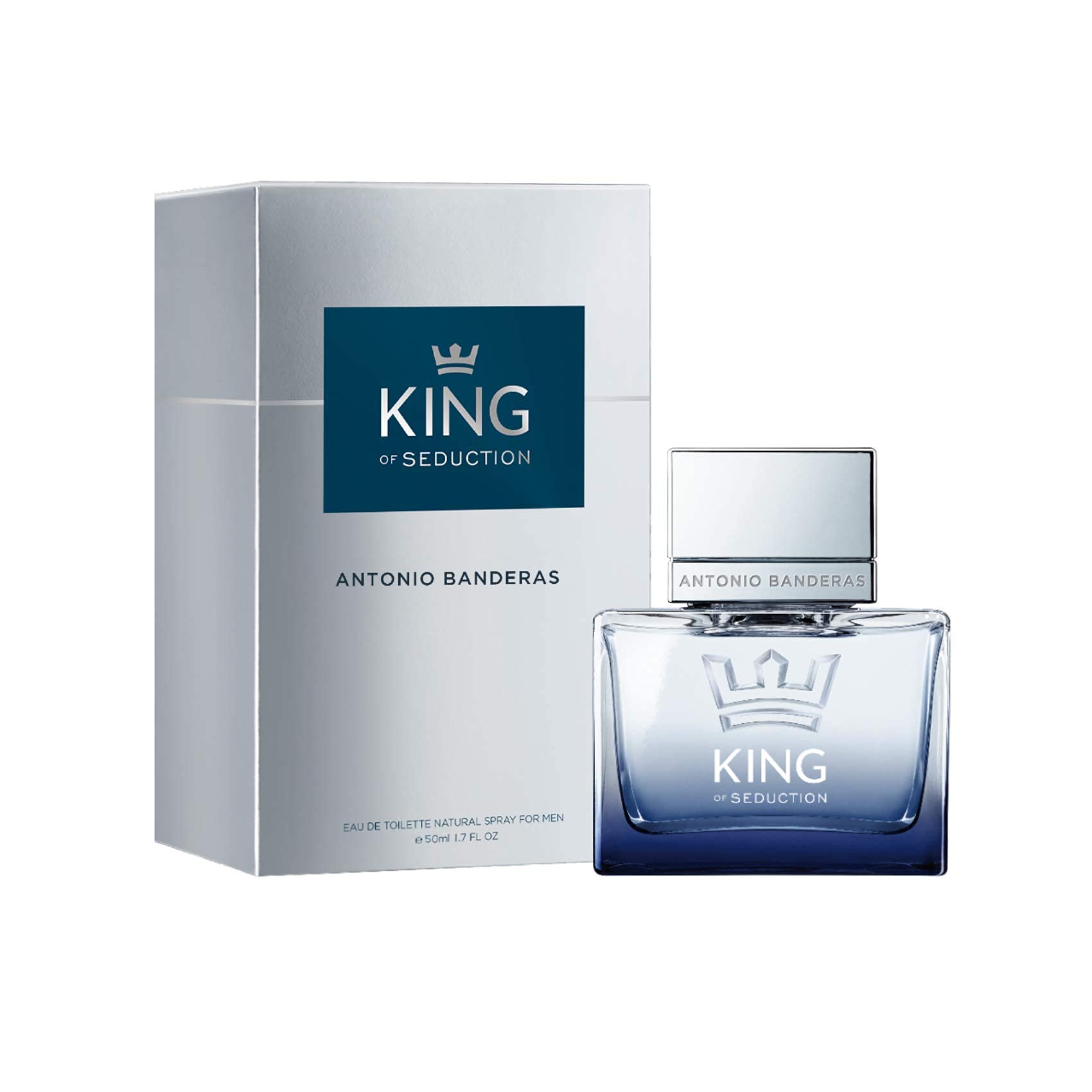 Antonio Banderas A. Banderas King of Seduction Eau de Toilette Spray for Men - Long Lasting Fragrance for Date Night, Special Occasions & Daily Wear