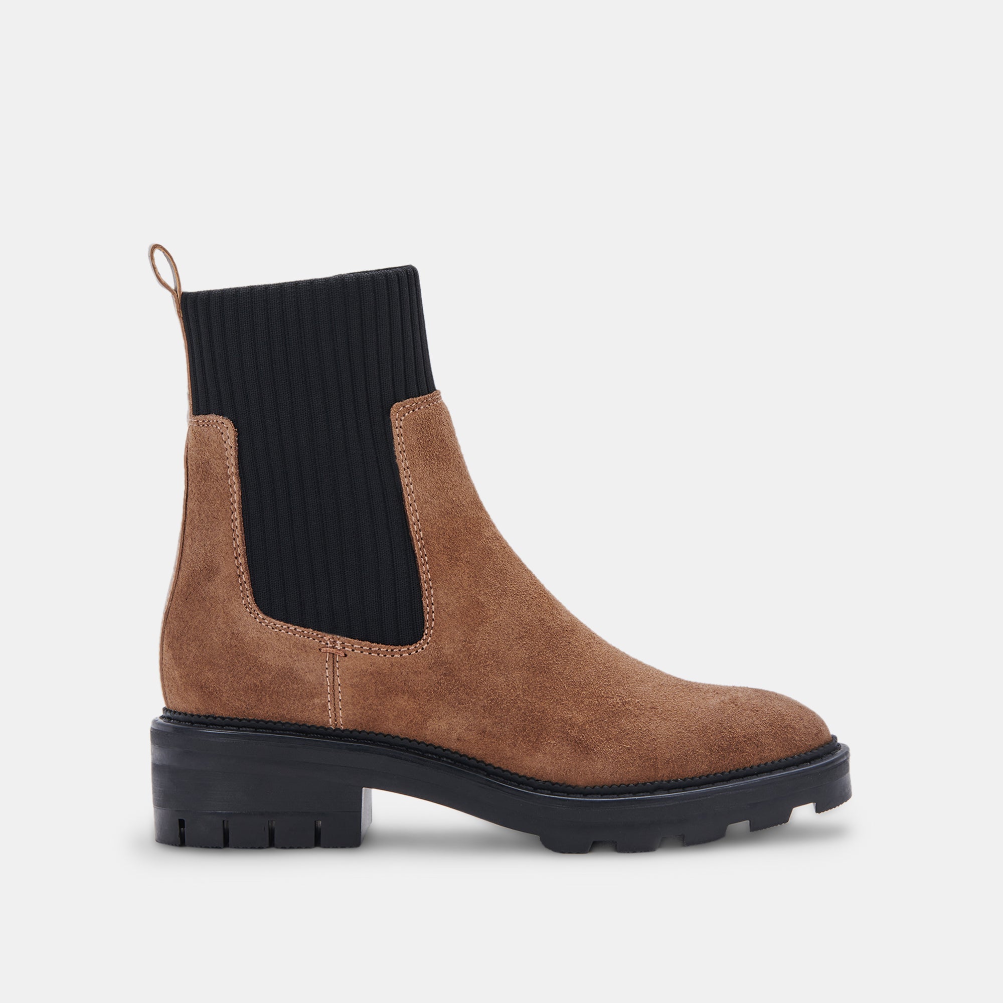 LINZA Women's DK Brown Suede Ankle Boots - Comfortable & Stylish for Fall and Winter Fashion
