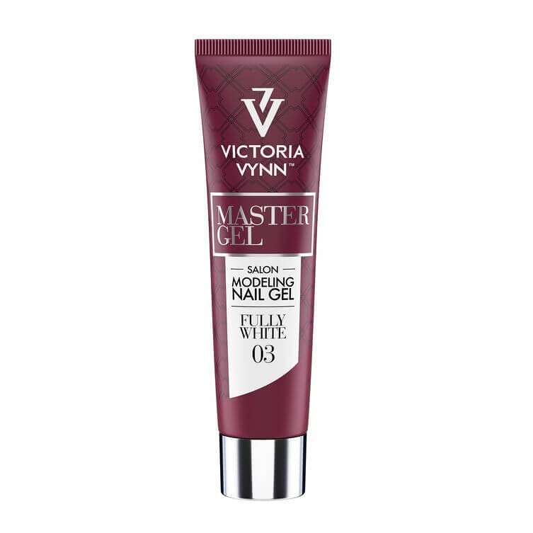 Victoria Vynn Master Gel UV LED Nail Polish - 60g Acrylic Builder Gel in 03 Fully White for Professional Salon & DIY Nail Art | Long-Lasting Manicure & Pedicure Gel for UV/LED Lamp Curing