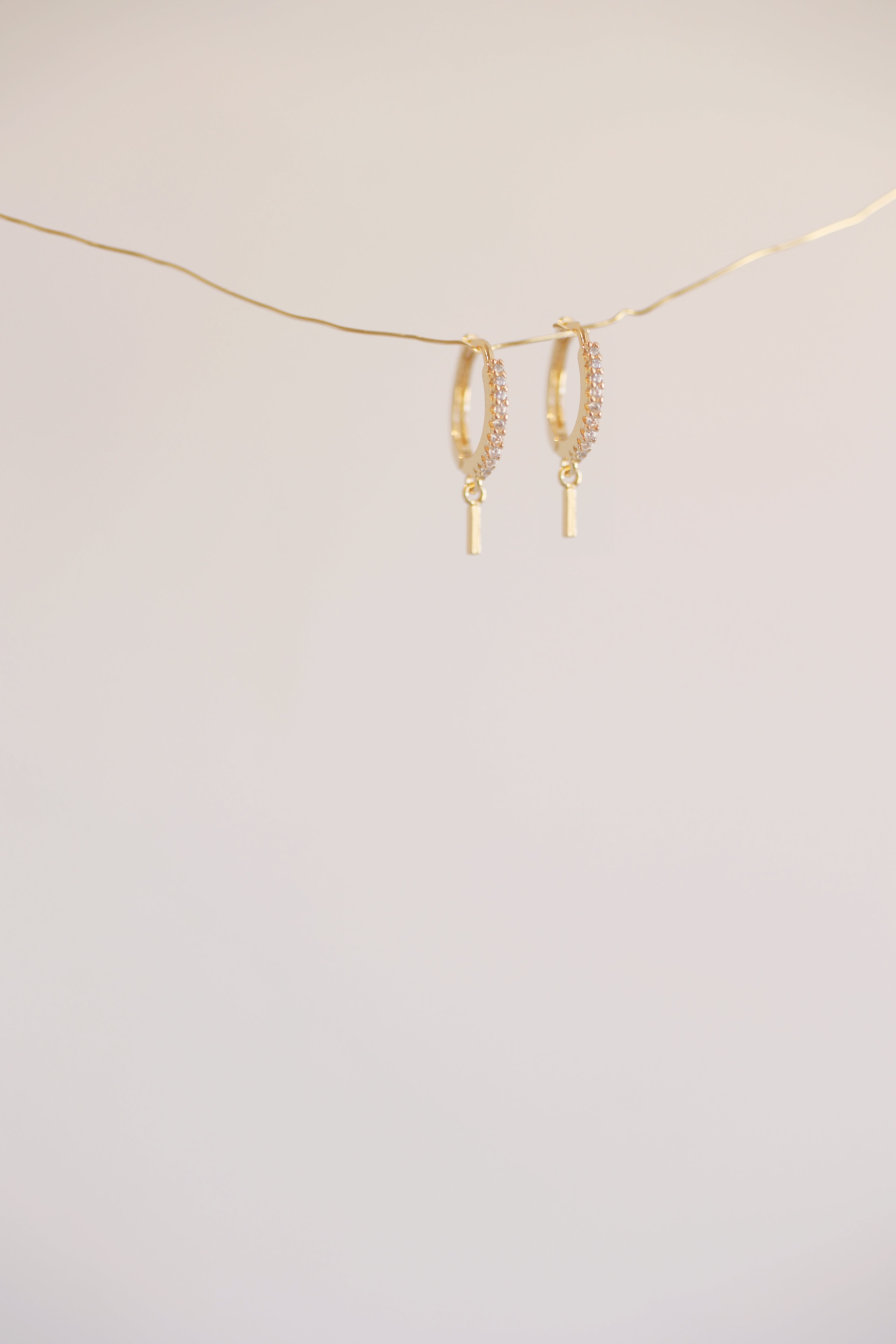 Mini Monogram Huggie Earrings - Personalized Gold Plated Hoop Earrings for Women, Perfect for Everyday Wear & Gifts