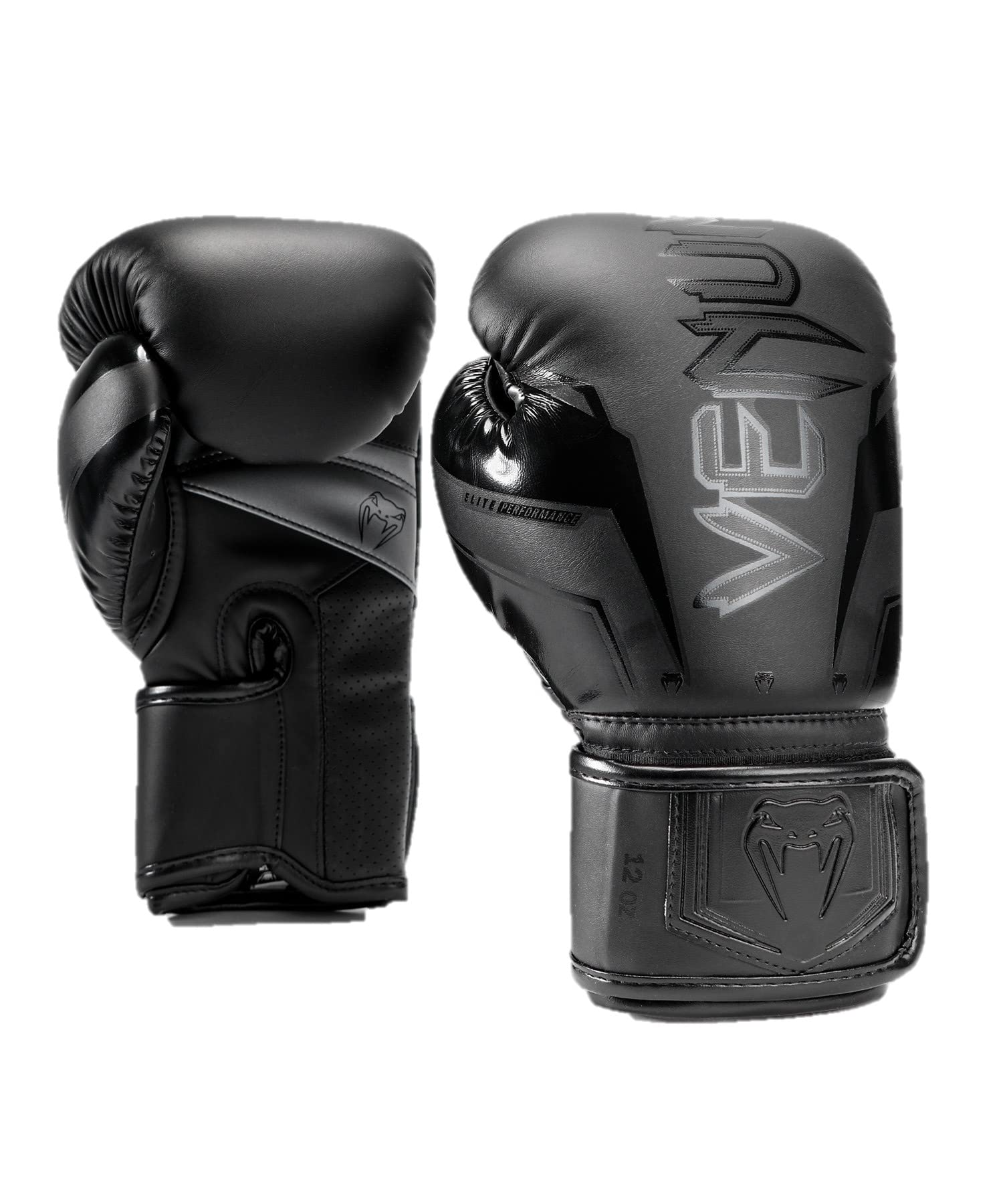 VENUM Elite Boxing Gloves for Men & Women - Professional Training, Sparring & MMA - Premium Leather Hand Wraps for Fitness, Kickboxing & Martial Arts