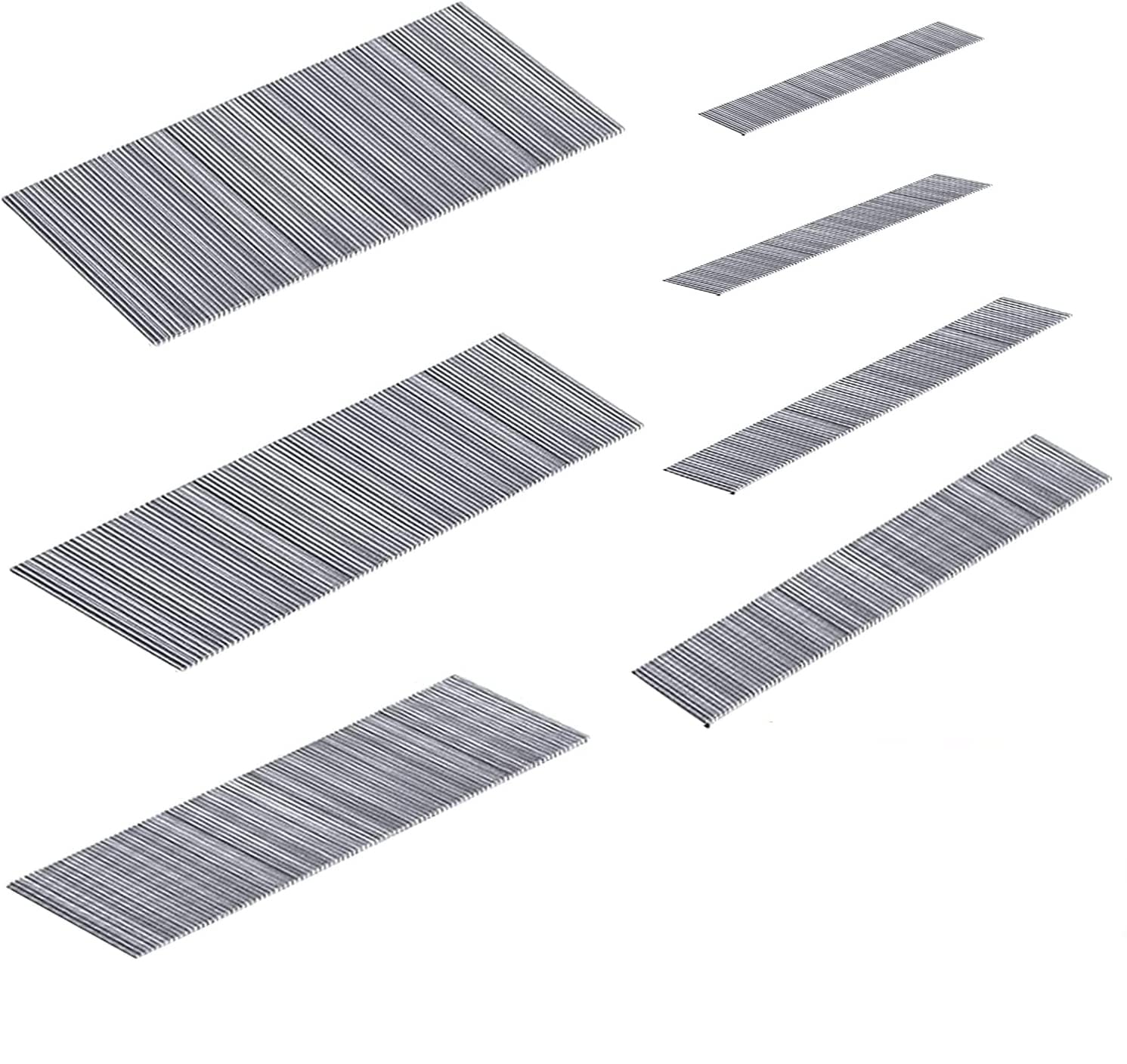 23 Gauge Stainless Steel Pin Nails - 3500pcs Assorted Headless Brad Nails (2/5