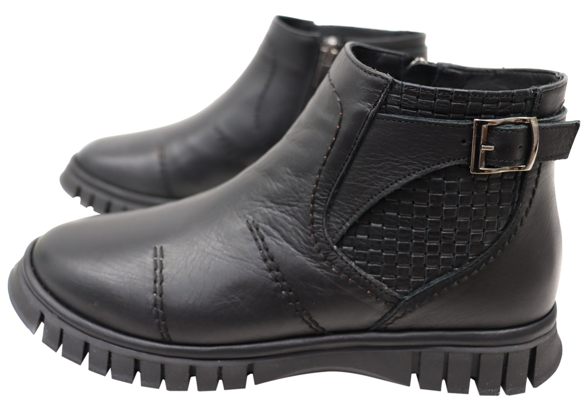 Orizonte Vicinity Women's Comfortable Leather Ankle Boots - European Style Fashion Footwear for Casual Wear & Office Outfits
