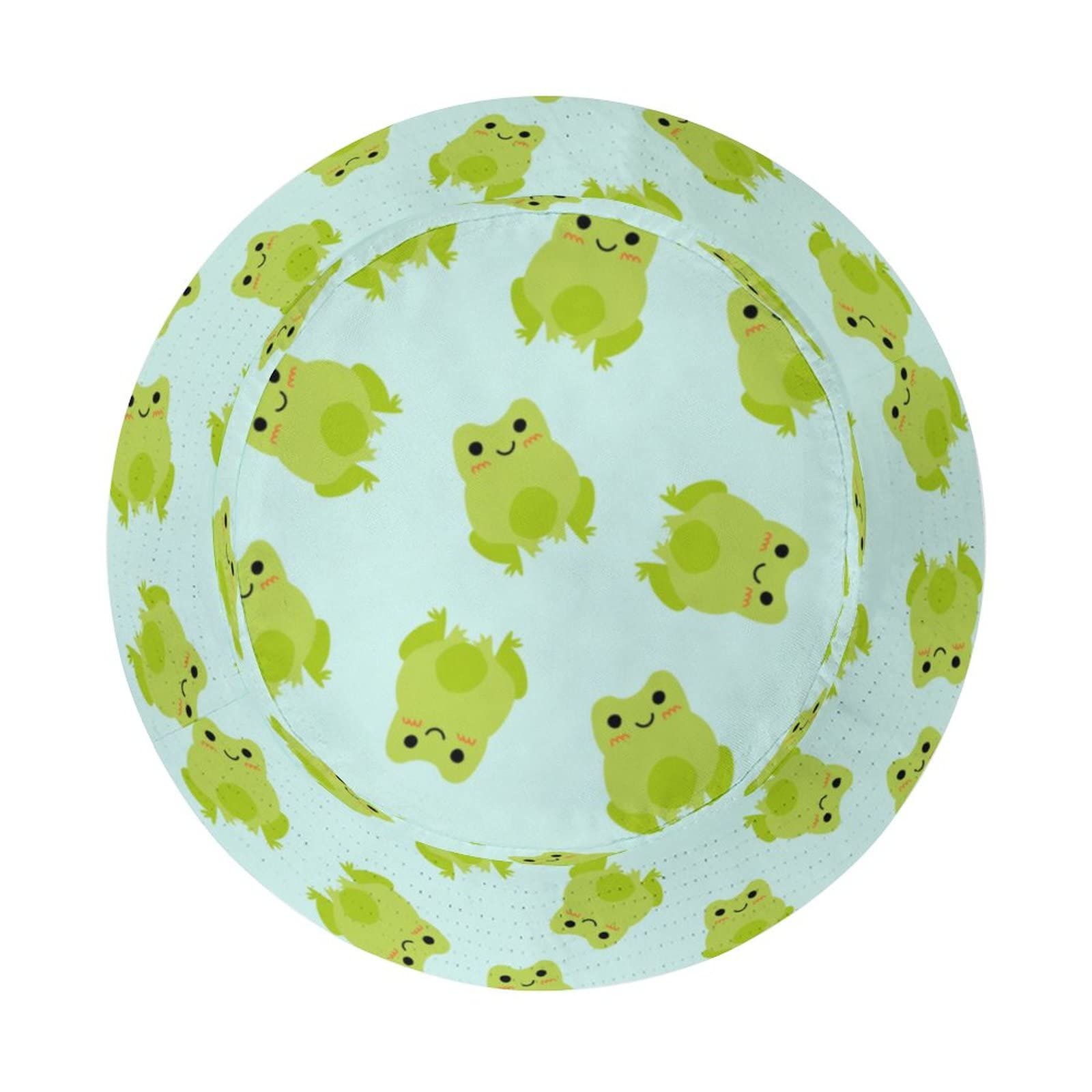 Stylish Kawaii Frog Bucket Hat for Women & Men - Summer Beach Fisherman Sun Hat, Unisex Outdoor Travel Cap | Perfect for Beach Trips, Music Festivals & Casual Outings