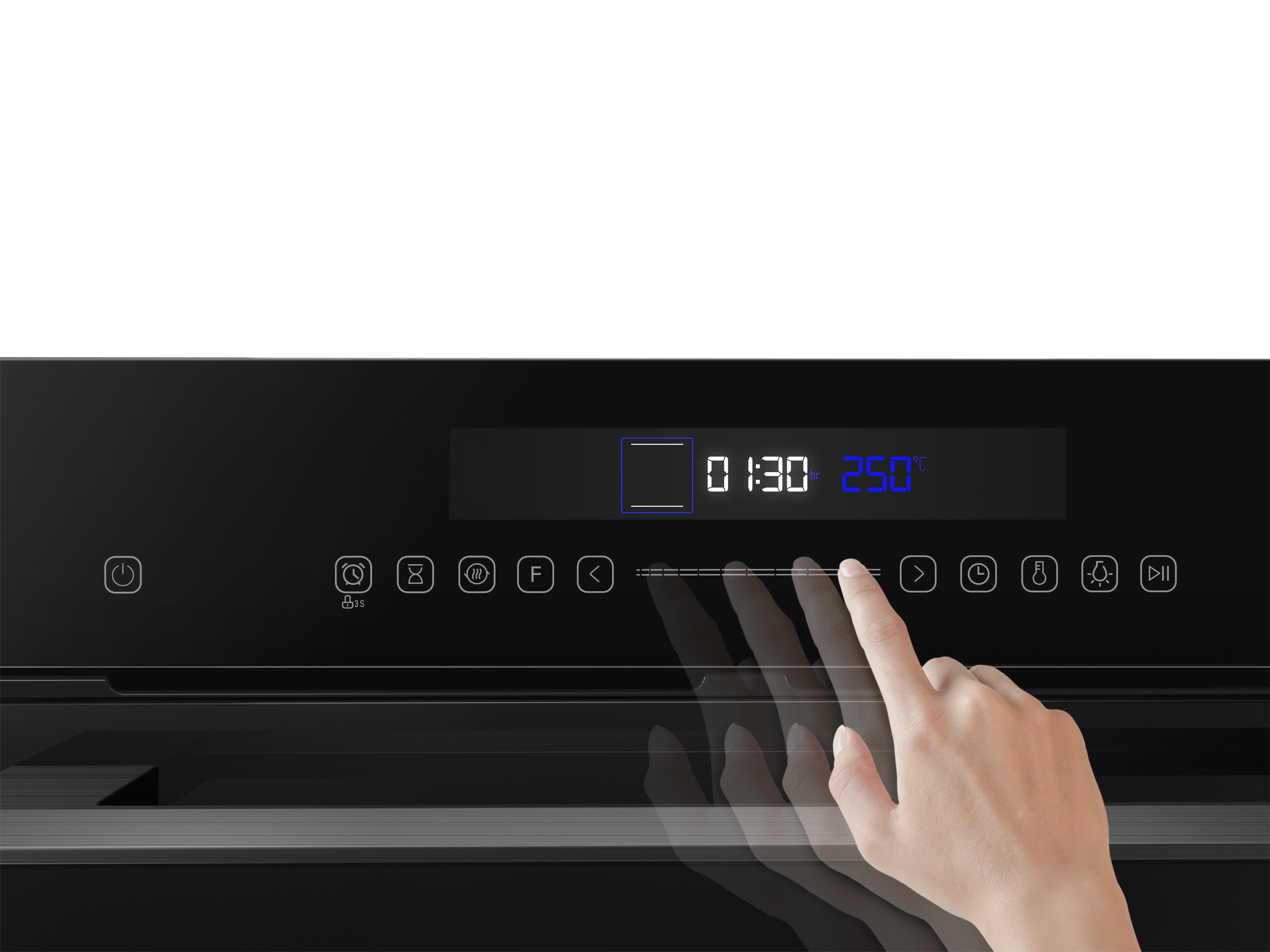 FV EL62GL Built-in Electric Oven with Pyrolytic Self-Cleaning Function - Perfect for Modern Kitchens, Baking, Roasting & Family Cooking