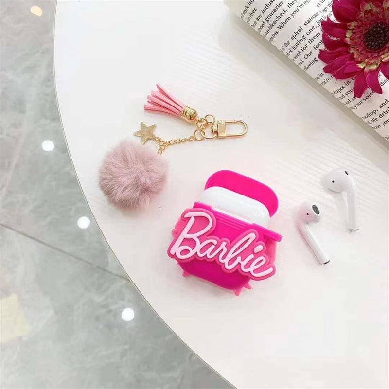 Barbie Lifestyle Headphone Cover for AirPods 1/2/3 - Cute Girls Fashion Phone Accessories, Earphone Protective Case with Anti-Lost Keychain - Perfect Gift for Kids, Teens & Women | Great for School, Travel & Daily Use