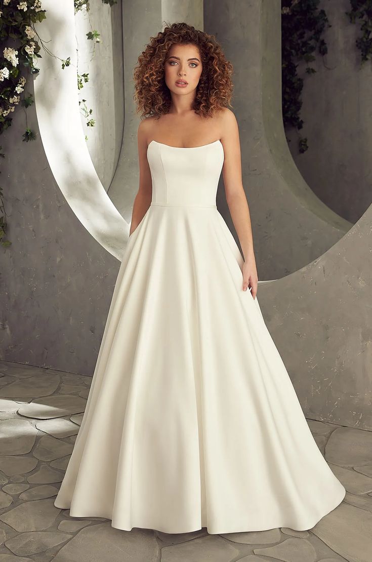 Mikaella 2409 Elegant Formal Evening Gown for Women - Perfect for Prom, Wedding, and Black Tie Events