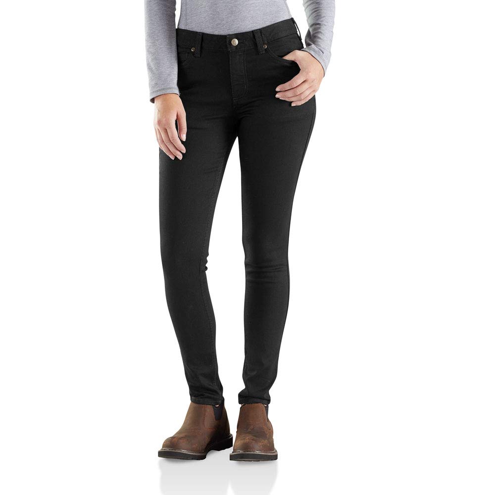 Carhartt Women's Rugged Flex Slim Fit Jeans - Durable Work Pants for Construction, Farming & Outdoor Activities | Stretch Denim Comfort for All-Day Wear