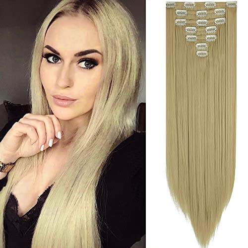 Sandy Blonde Mix Bleach Blonde(Straight)