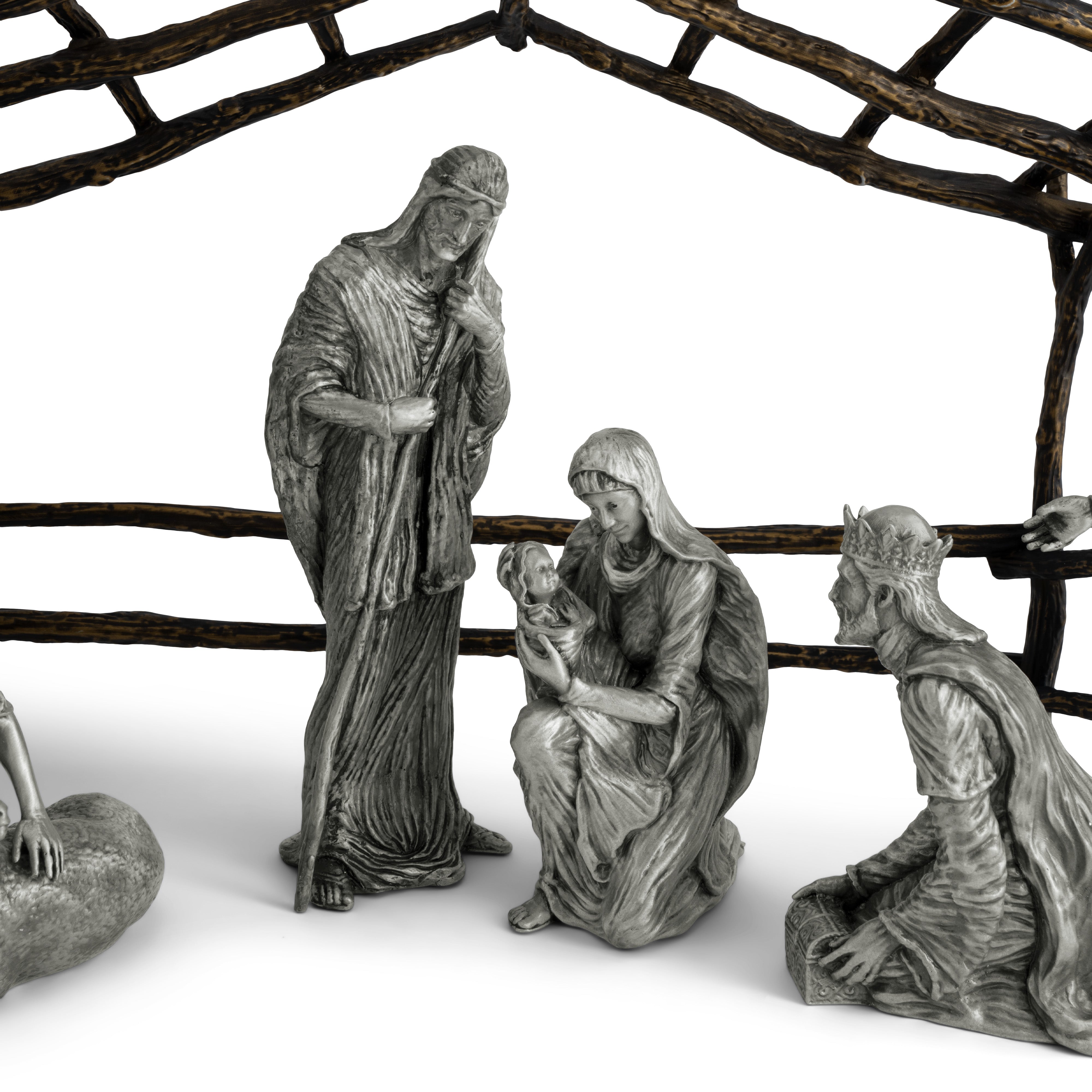 Nativity Set - Handcrafted Christmas Nativity Scene for Home Decor, Holiday Display & Gift - Perfect for Christmas Tree, Mantel, Tabletop & Church Decorations