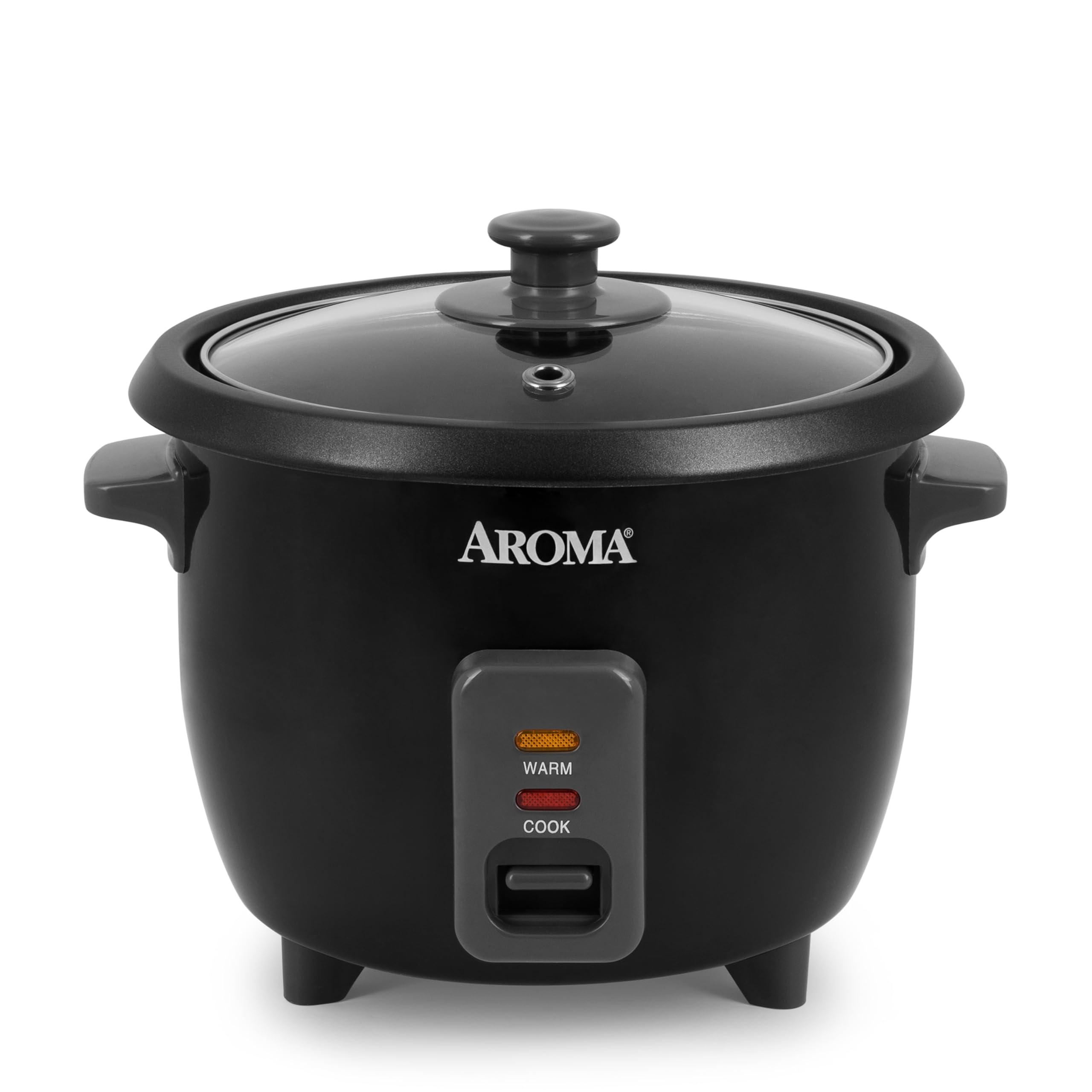 Aroma Housewares 1.5Qt. Rice & Grain Cooker (ARC-363NGB) - Black, 6-Cup Cooked / 3-Cup Uncooked Capacity | Perfect for Rice, Quinoa, Oatmeal & More | Ideal for Small Kitchens, Dorms & Office Use