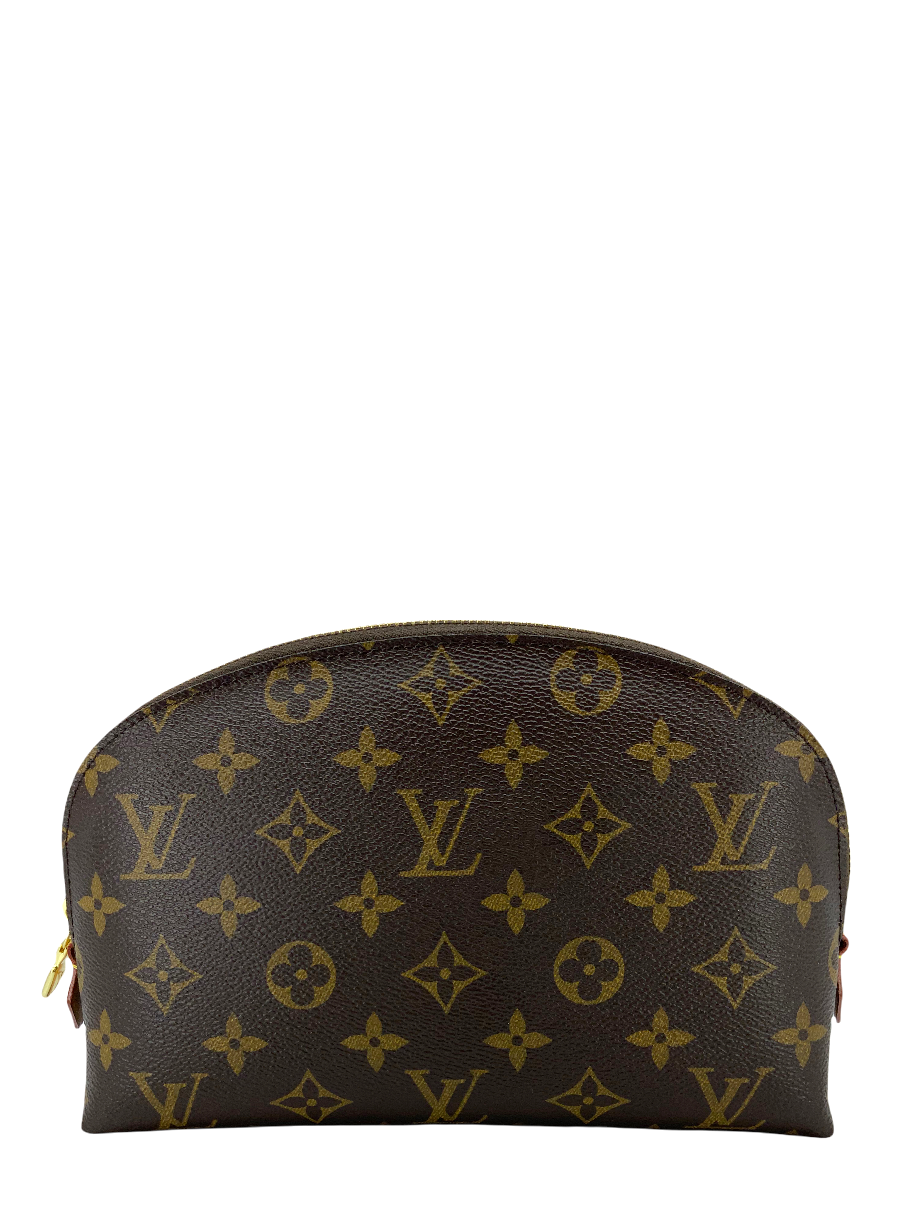 Authentic Louis Vuitton Monogram Canvas Cosmetic Pouch - Travel Makeup Bag for Women, Perfect for Toiletries & Cosmetics Organization (Brand New)