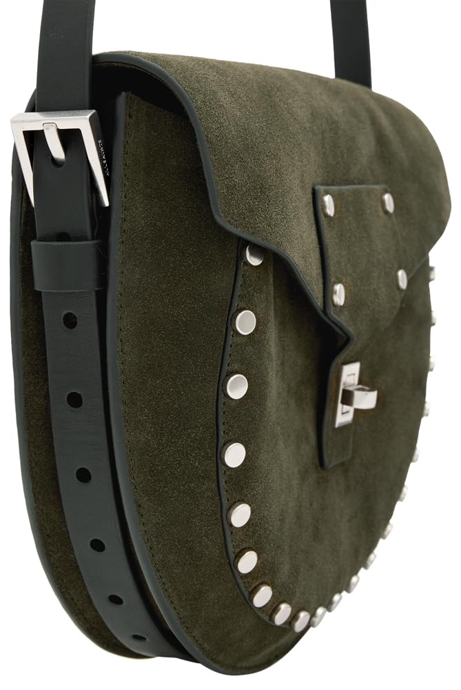 Miro Genuine Leather Saddle Bag for Women - Stylish Crossbody Purse with Adjustable Strap - Perfect for Travel, Work & Everyday Use