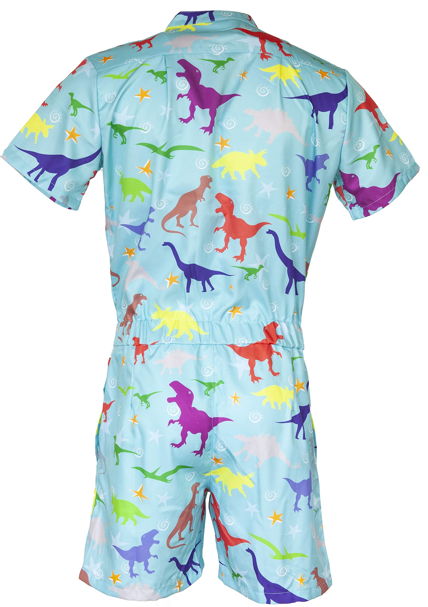 Funny Guy Mugs Men's Romper Jumpsuit - Premium Adult One-Piece with Zippered Pockets for Casual Wear & Costume Parties