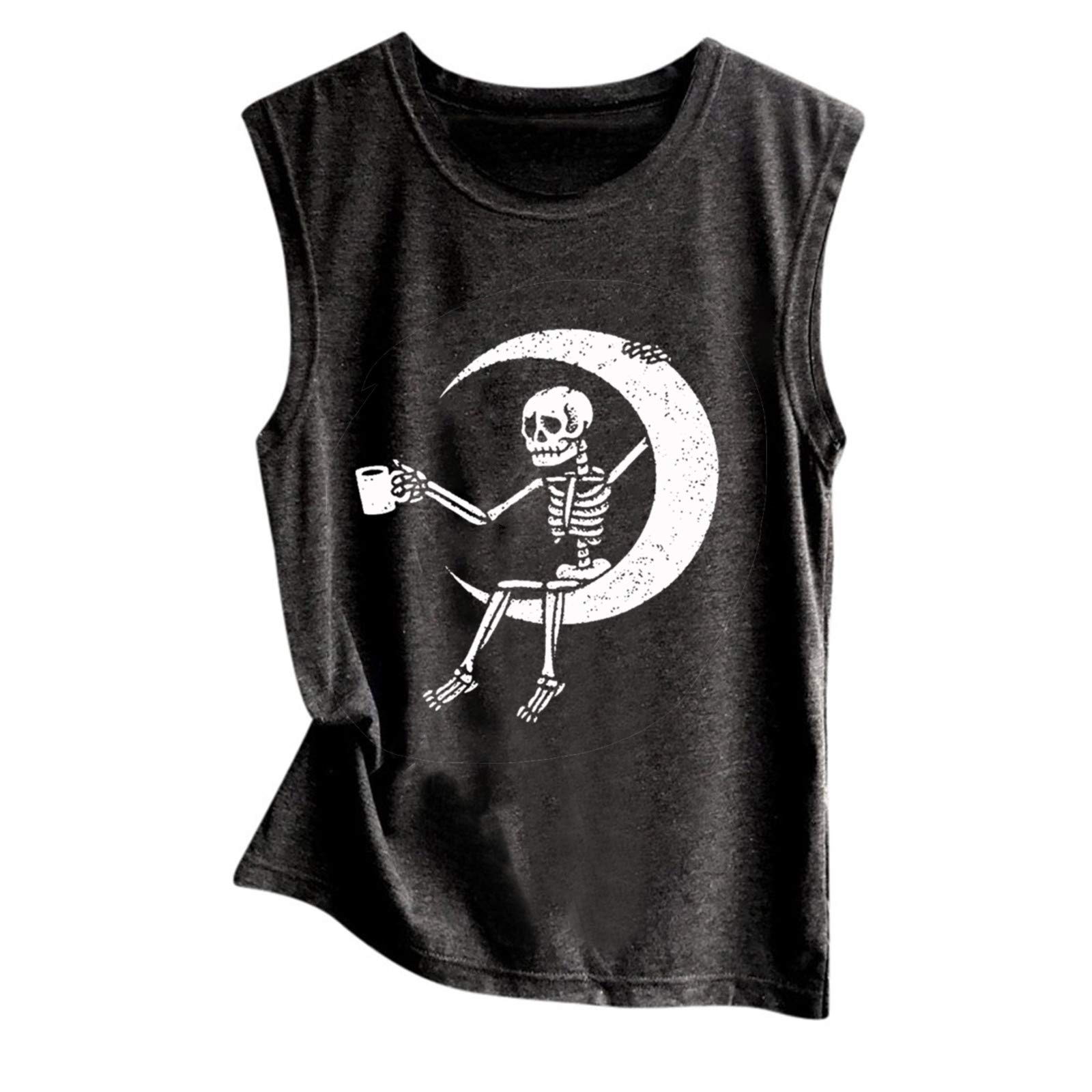 Women's Fashion Tank Tops - Sleeveless Casual Camisole T-Shirts for Summer, Workout, Yoga & Everyday Wear