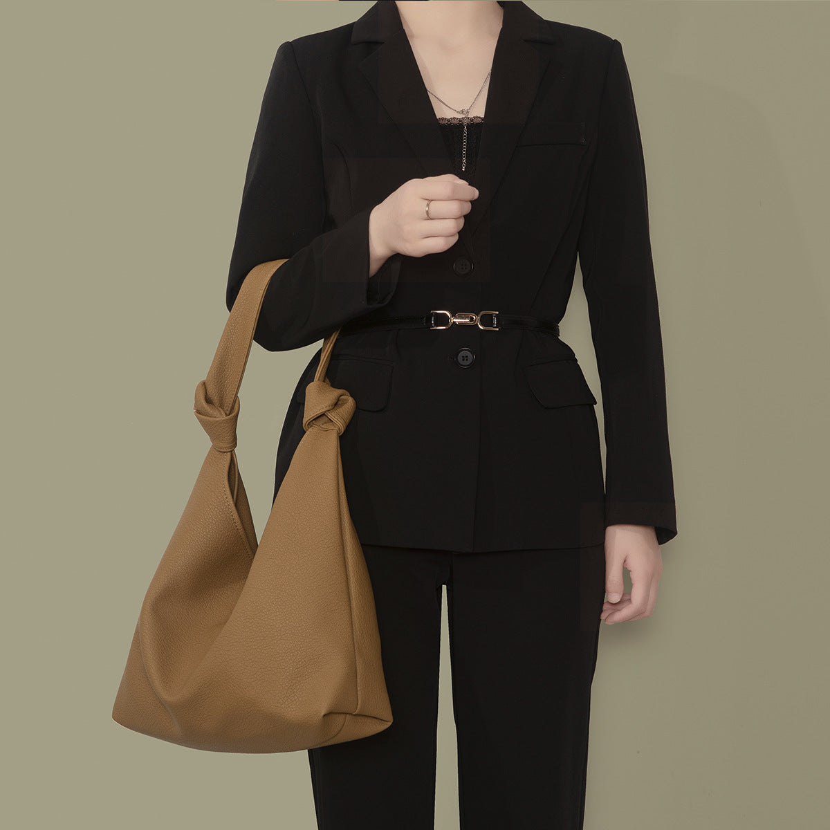 Vegan Soft Leather Tote Bag for Women - Large Capacity Shoulder Bag - Stylish Work Purse & Travel Handbag for Office, Commute & Shopping