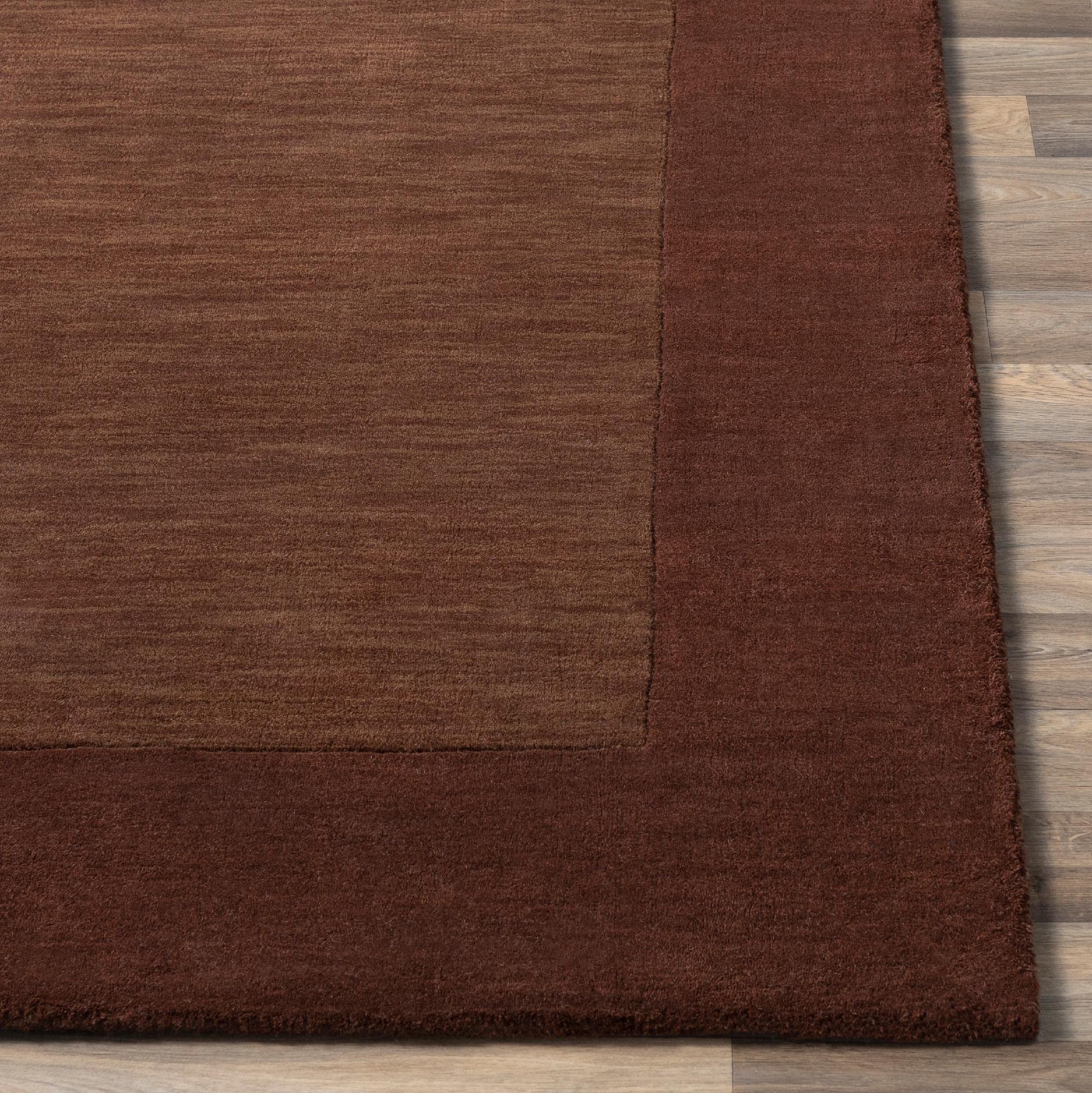 Mark&Day 10x10 Reims Modern Dark Brown Wool Square Area Rug - Soft & Durable Carpet for Living Room, Bedroom, Kitchen - Perfect for Home Decor & Cozy Spaces (9'9