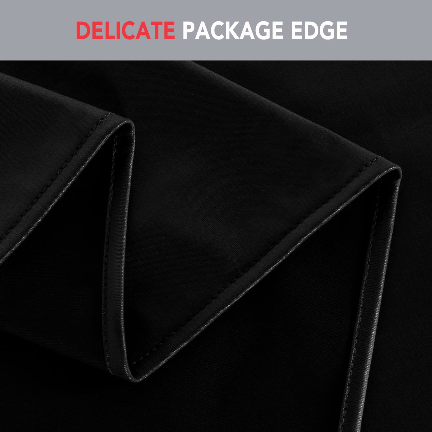 Stretchable Waterproof Tablecloth for 6ft Rectangle Tables (72x30 Inch) - Reversible, Stain Resistant, Elastic Fitted Table Cover for Indoor & Outdoor Use - Perfect for Parties, Picnics, and Dining Events - Black