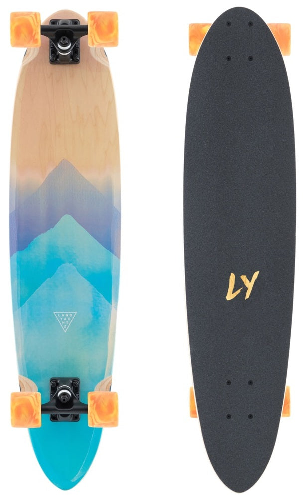 Landyachtz Dipper Watercolor Complete Skateboard - Premium Maple Deck, Smooth Ride for Cruising & Commuting - Perfect for Campus, Park & Urban Streets