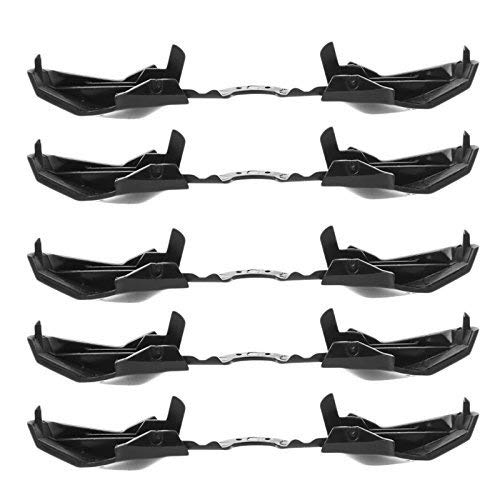 6PCS Replacement Bumpers & Triggers LB RB Buttons with T6 T8 Screwdrivers for Xbox One Elite Controller - Black | Repair Kit for Worn-out Buttons | Perfect for Gaming Enthusiasts & DIY Repairs