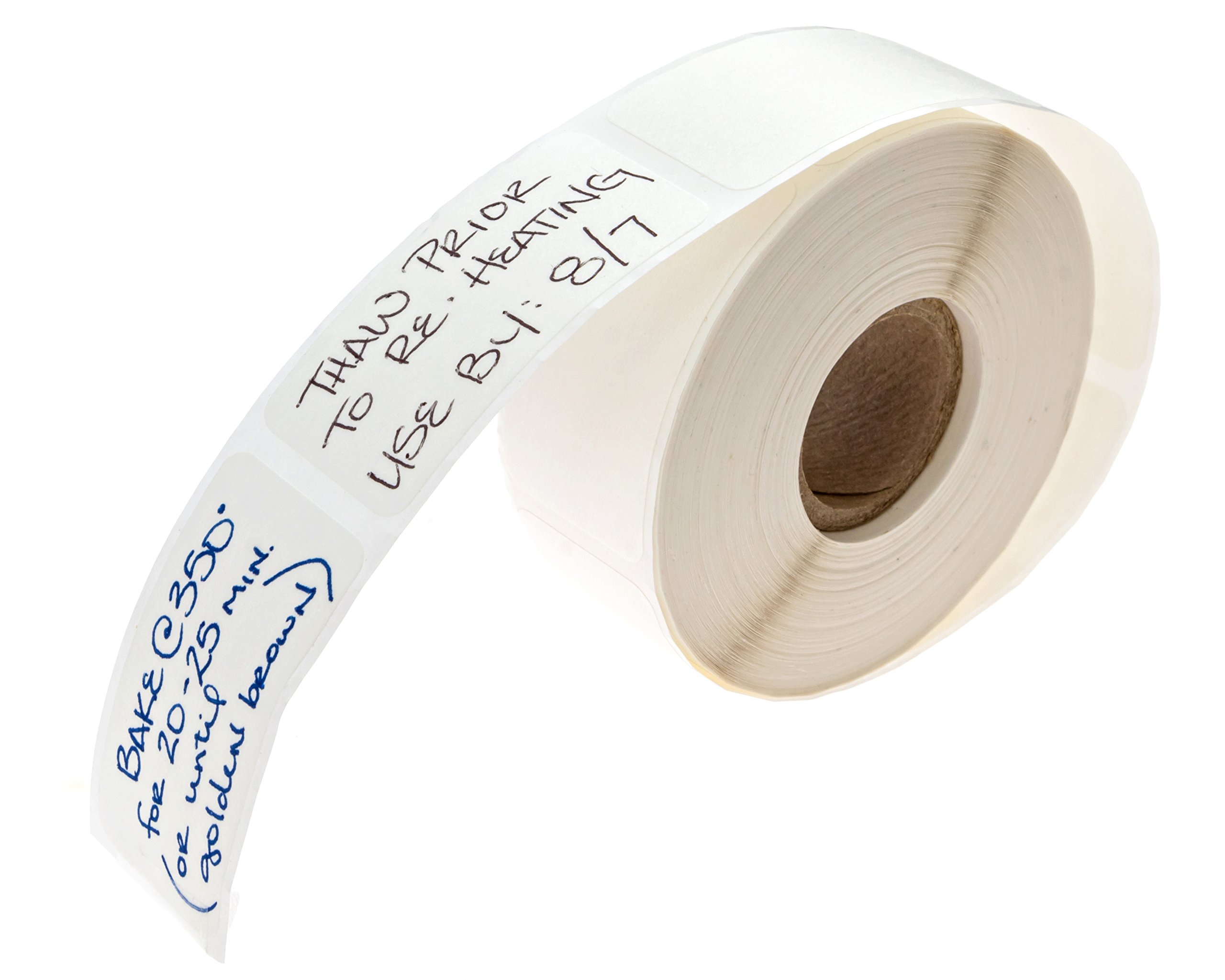 500-Pack Blank Dissolvable Food Labels - 1
