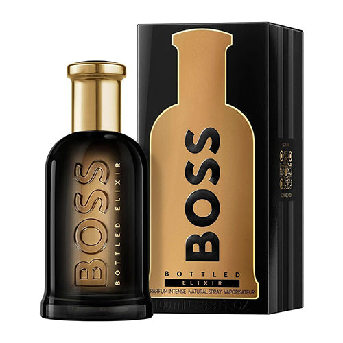 Hugo Boss Bottled Elixir 100ml Eau de Parfum for Men - Premium Cologne Spray, Long-Lasting Fragrance with Woody Spicy Notes | Perfect for Date Night, Office & Special Occasions