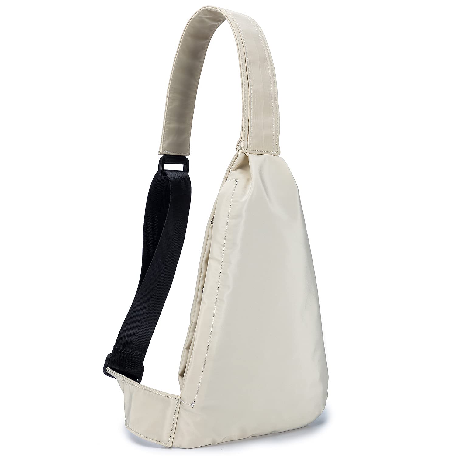CLAPE Unisex Crossbody Sling Backpack - Lightweight Chest Shoulder Bag for Travel, Hiking & Daily Use - Water-Resistant Daypack in Beige | Perfect for Outdoor Adventures, Commuting & Casual Outings